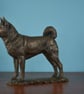 Standing Shiba Inu Animal Statue Small Bronze Resin Sculpture - Image 7