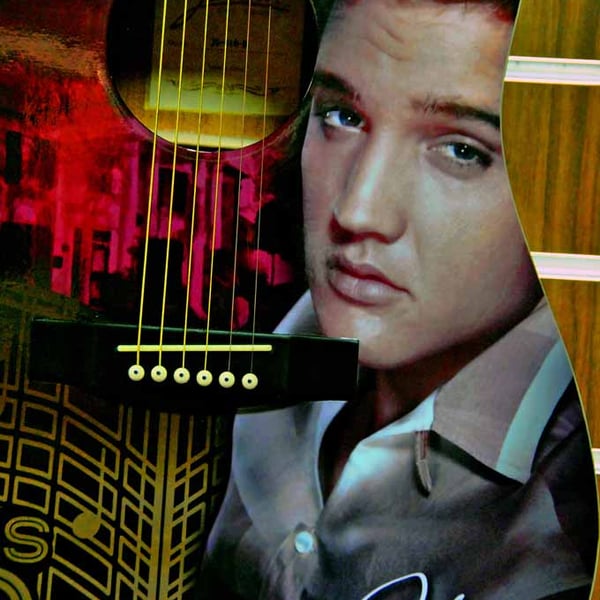 Elvis Presley At The O2 Arena London Photograph Print