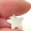 Pack of 15 white stars made with Bullseye 90coe glass