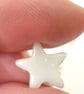 Pack of 15 white stars made with Bullseye 90coe glass