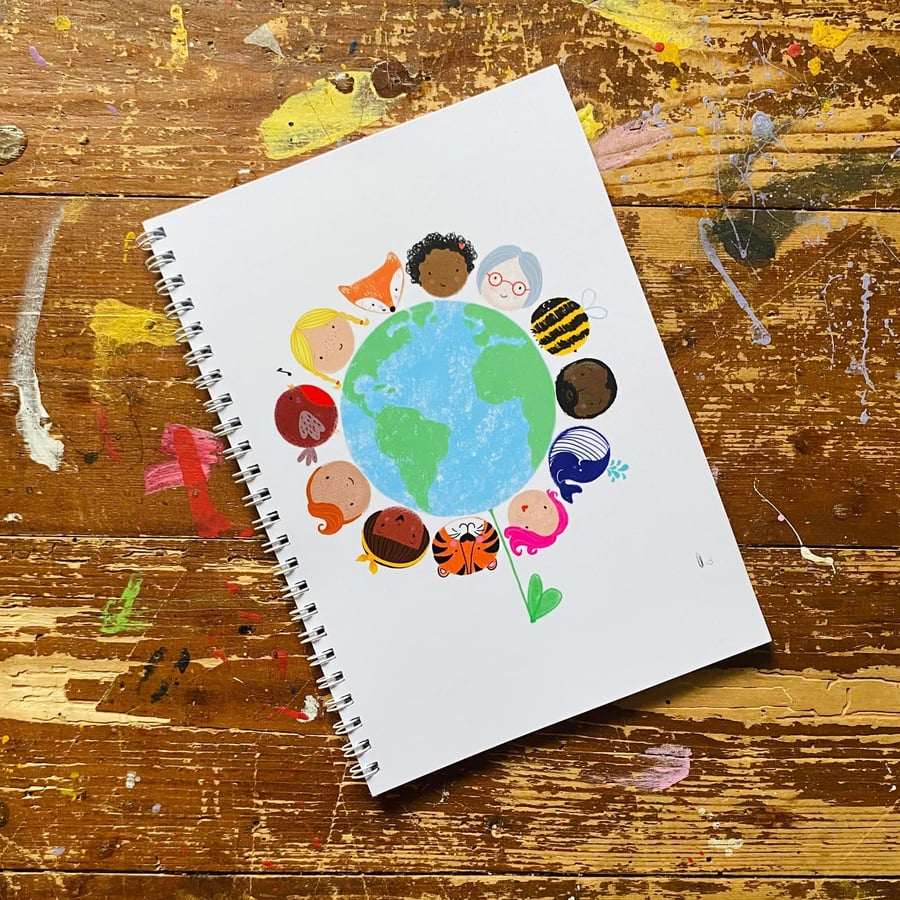 Together - A5 wire bound notebook 