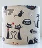 drum round table-lamp ceiling pendant handmade lampshade cats funny humorous fun - Image 3