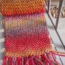 Hand Knitted chunky scarf