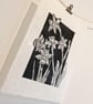 Daffodils Spring Lino Print - Image 5