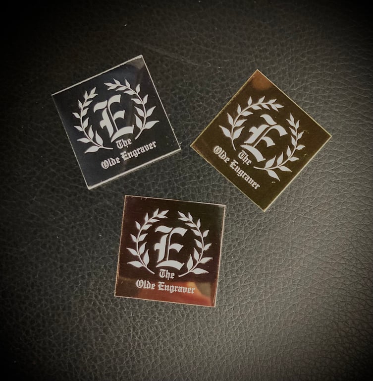 50mm x 50mm Logo Engraving Plate