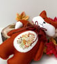 Decorative felt fox, hand sewn woodland fox, hanging decoration  - Image 7