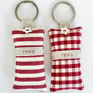 YNWA CELEBRATION KEY RING - gingham or stripes