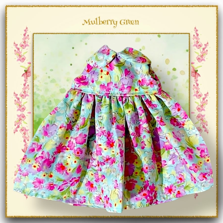 Turquoise Floral Dress