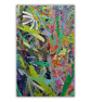 A small semi abstract painting - acrylics - daisy - letterbox gift - keepsake