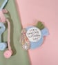 Blue Peter Rabbit bunny birthday rosette - Image 2