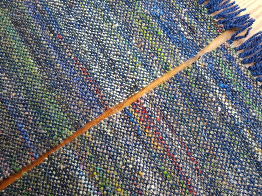 Hand Woven Placemats - Blue - Set of 2