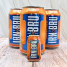 Irn Bru Wood and Resin Pin Badge