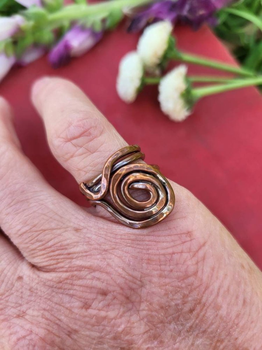 Celtic Swirl Copper Ring Celtic Swirl Copper Ring