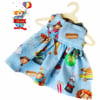 Reduced - Blue Circus Print Dress