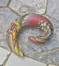 Polymer Clay Art Brooch 