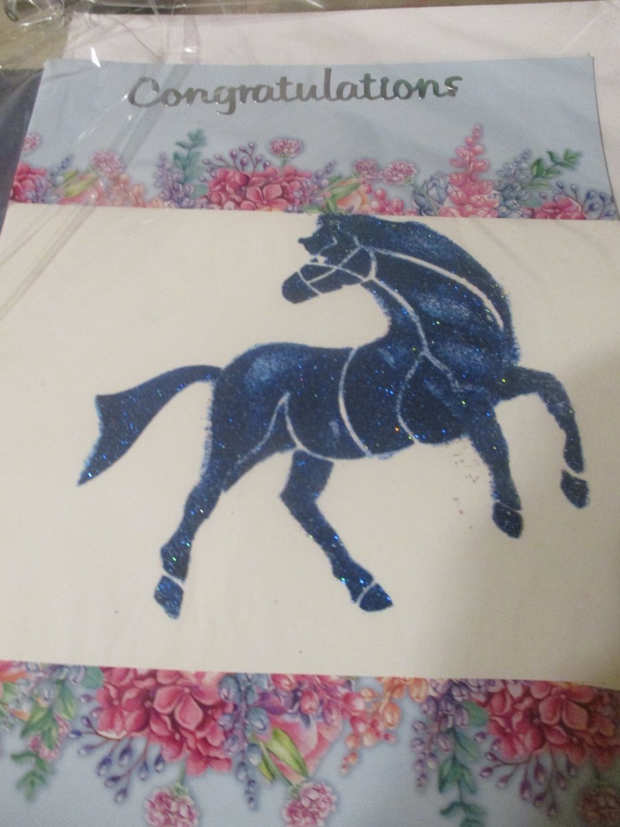 Congratulations Horse Card