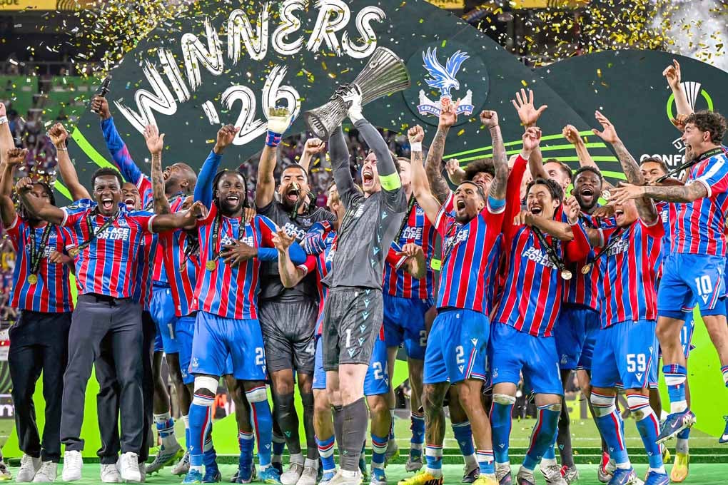 Crystal Palace FC UEFA Conference League Cup Winners 2026 Photograph Print