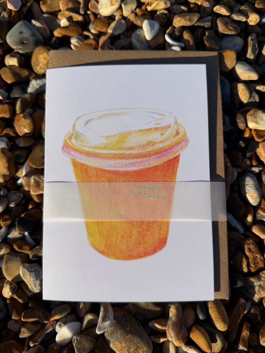 Coffee Cup - Birthday Card