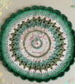 Handmade Crochet Mandala Doily Placemat - Image 5