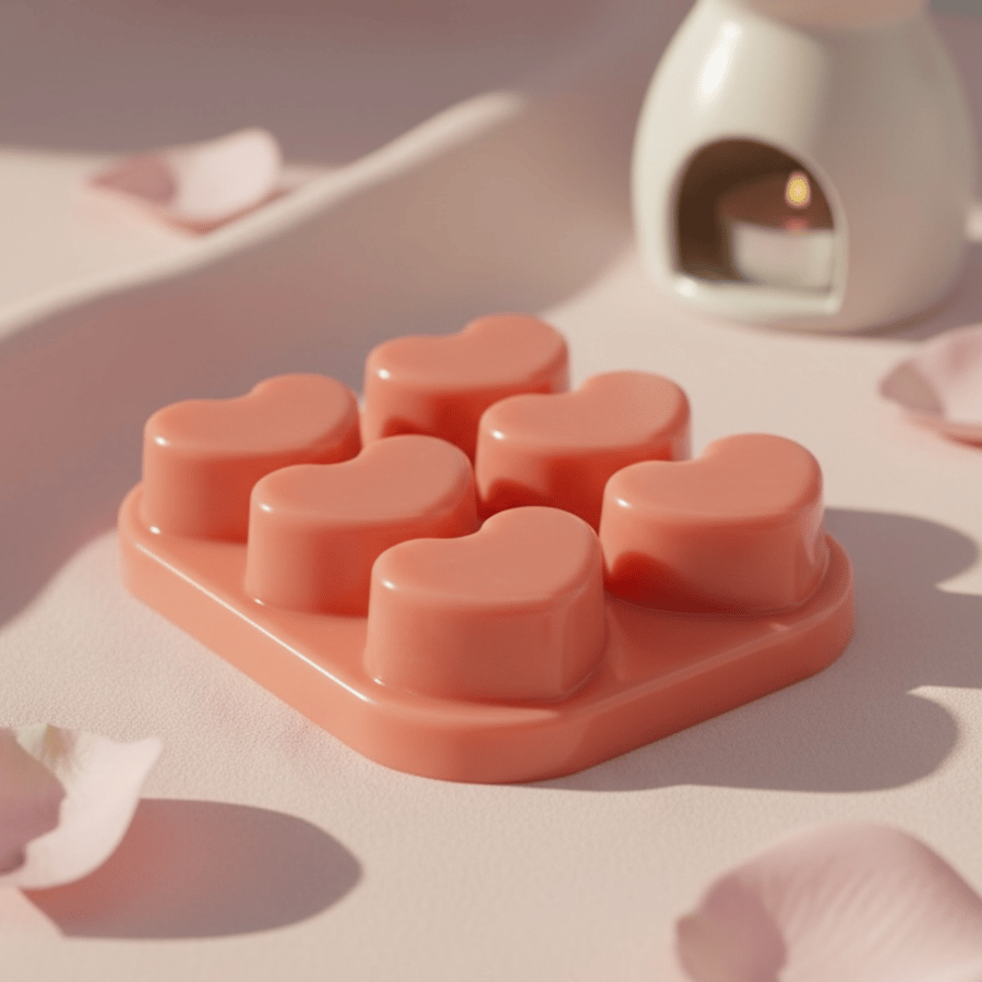 Mystical Owl Soy Wax Melts, 80g Heart Clamshell, Frankincense and Patchouli