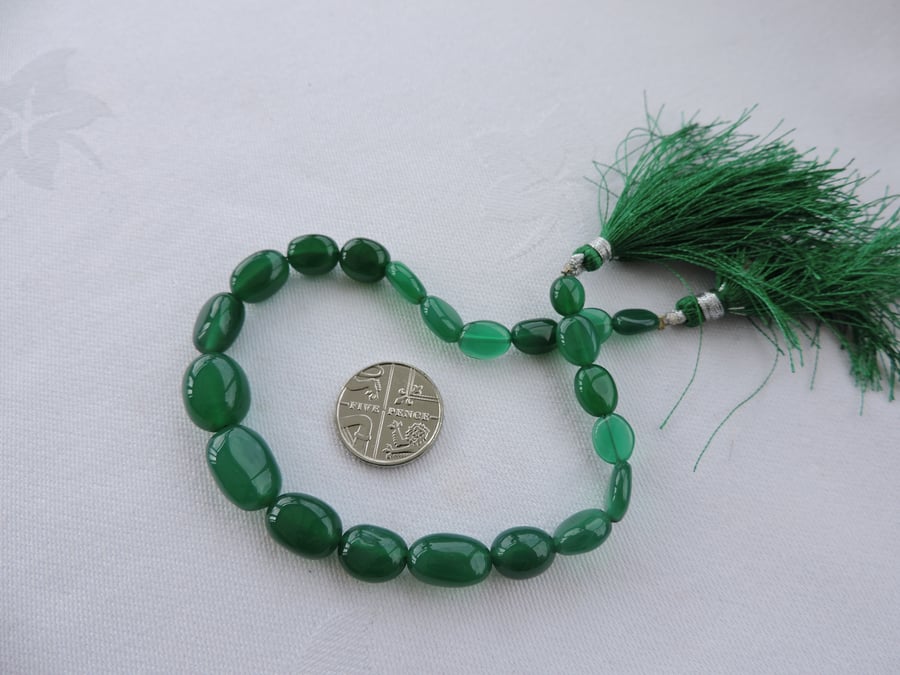 Gemstone Beads Green Onyx