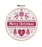 Scandinavian Christmas Cross Stitch Kit - Scandi Style Christmas Cross Stitch - Image 2