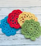 Colourful Crochet Coaster Doilies