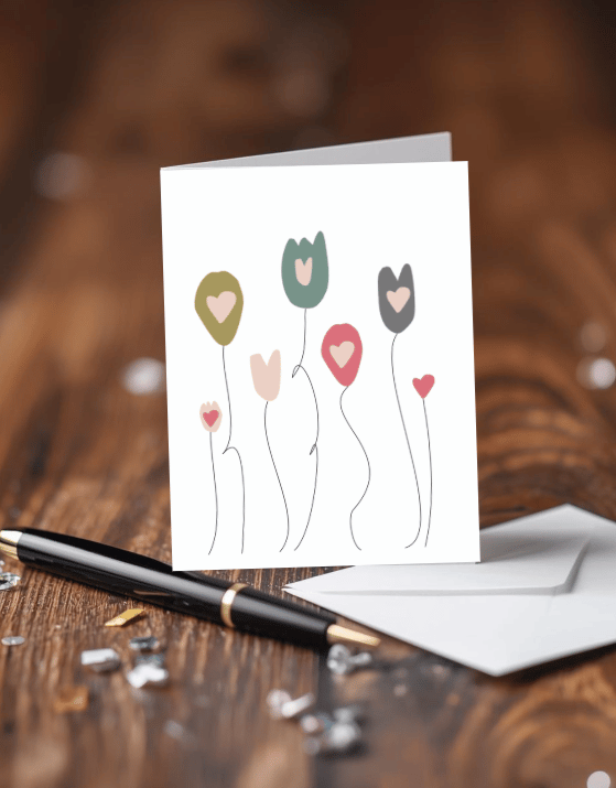 Pack of 6 - A6 White Linen Note Card & Envelope Set