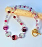 Rainbow Fluorite Gemstone Necklace - Handmade In Devon - Image 2