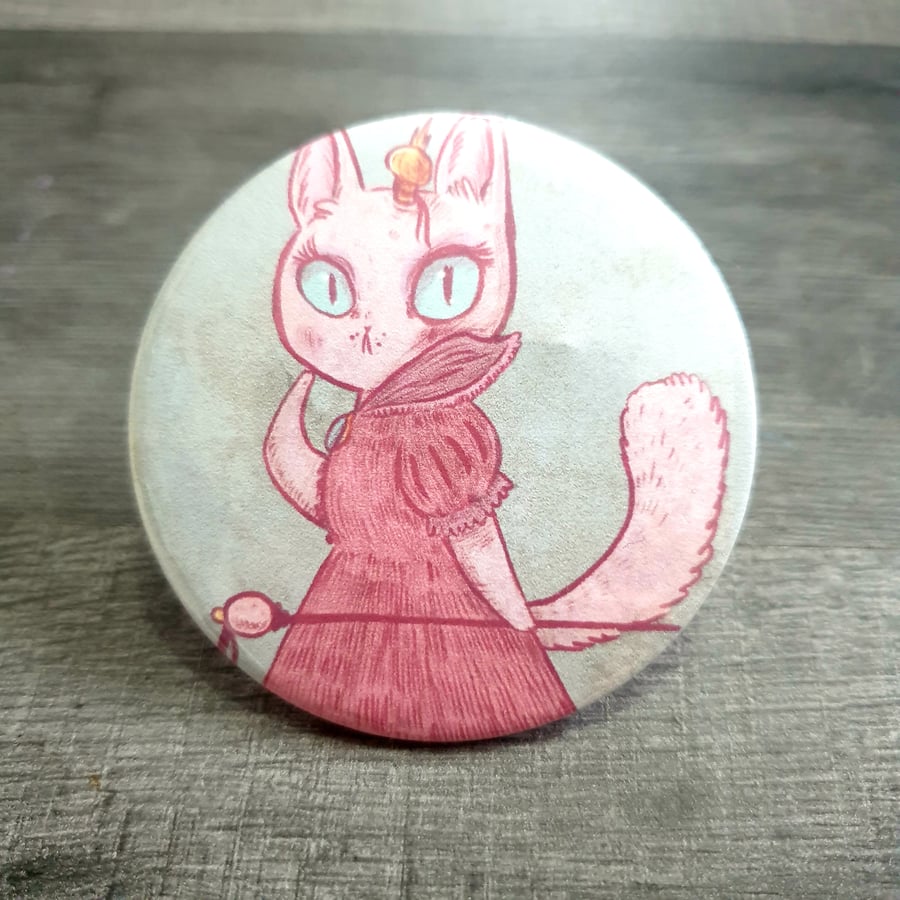Princess Cat Pocket Mirror