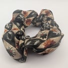 Upcycled Real Silk Scrunchie Handmade Silk Hair Tie, Sustainable Hair Accessory