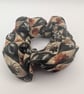 Upcycled Real Silk Scrunchie Handmade Silk Hair Tie, Sustainable Hair Accessory