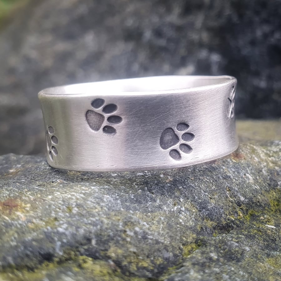 Paw Print Ring