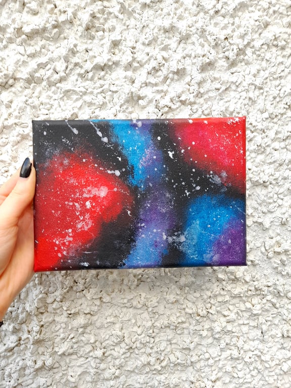 Little Space Galaxy Painting