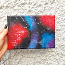 Little Space Galaxy Painting