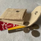 Harris Tweed  Handmade Men’s Ladies Coin Purse Card Wallet Scottish Wool
