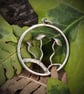 Sterling silver mushroom pendant - Image 3