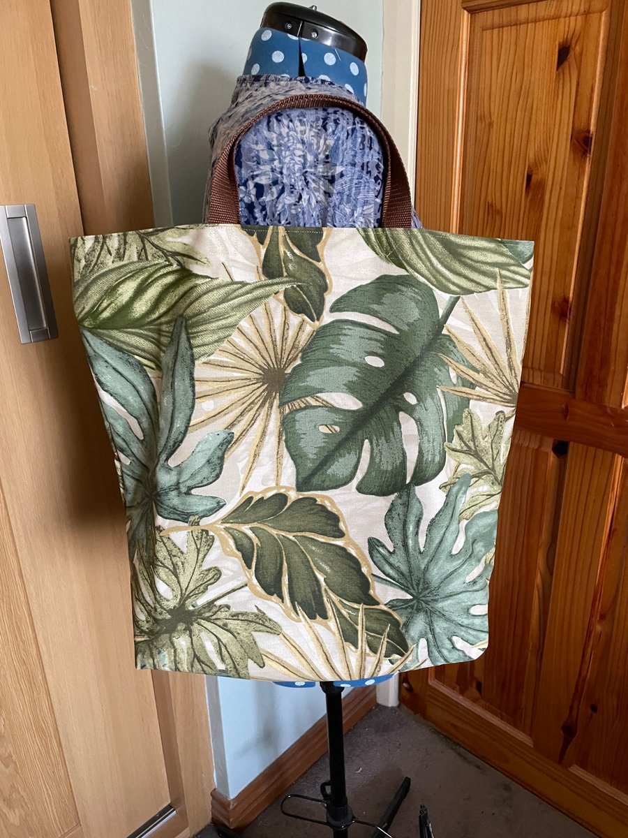 Jungle Leaves Tote Bag 