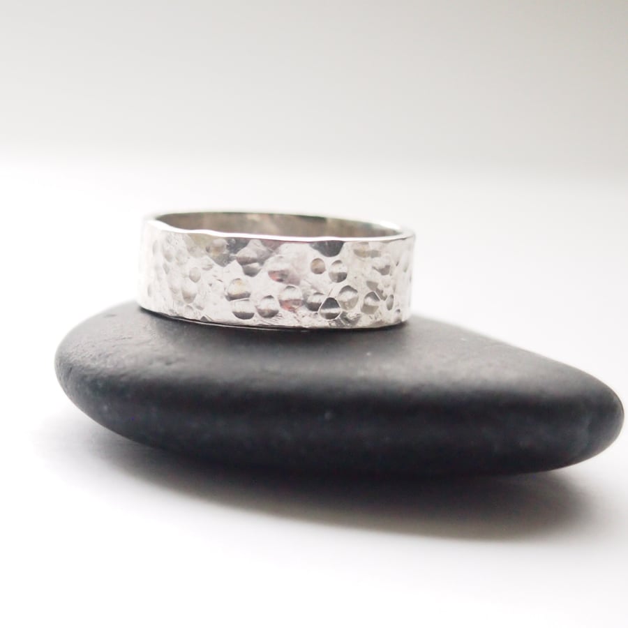 Sterling Silver Lunar Ring