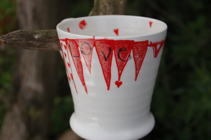 Love bunting big mug