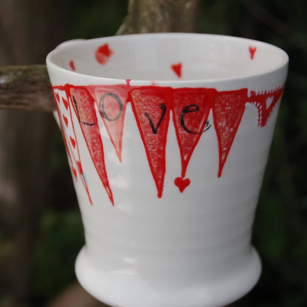 Love bunting big mug