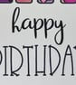 Purple and pink candles birthday card - Image 3