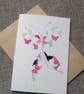Bright Handmade Butterfly Card, bank inside - Image 1