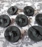 1 & 3 16" 30.5mm 48L Flocked Bow Knot Buttons - Image 1