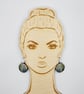 Small winter christmas snowy earrings - Image 8