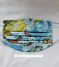 Washable face covering with nose wire and filter pocket - Image 1