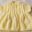 Children's Hand Knitted Cabled Cardigan, Toddlers Cardigan, Aran Weight Cardigan