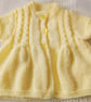 Children's Hand Knitted Cabled Cardigan, Toddlers Cardigan, Aran Weight Cardigan