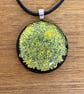 Multi Coloured Fused Glass Pendant
