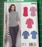 Woman's Shirt Pattern Size 8 - 18 New Look 6394 Multi Styles New Unused